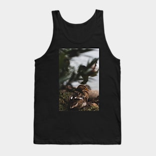 black duck pattern Tank Top